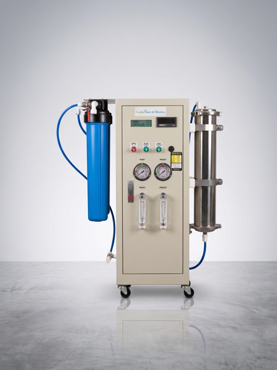 2,500 L/day reverse osmosis skid